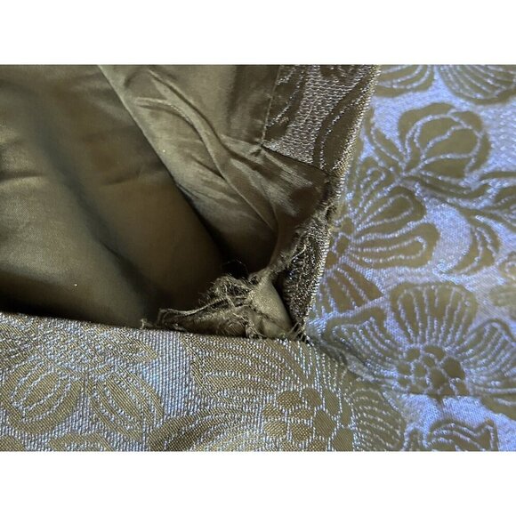 Maggy London Size 2 Women's Black & Blue Glitter Cocktail Party Dress Beadwork - Picture 5 of 6